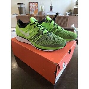 Size 12 - Nike Flyknit Trainer+ Electric Green